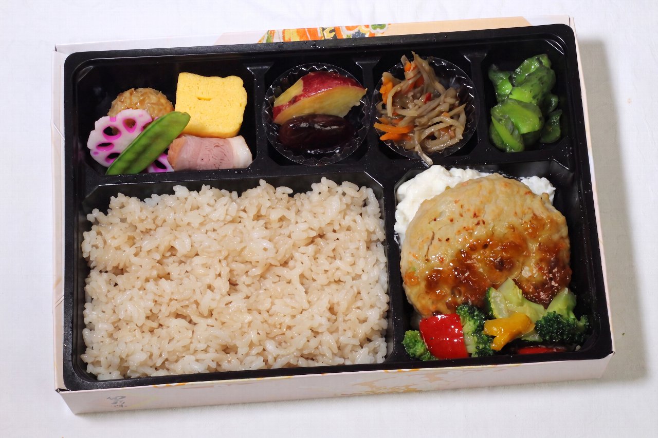 ヘルシー豆腐ハンバーグと地中海野菜